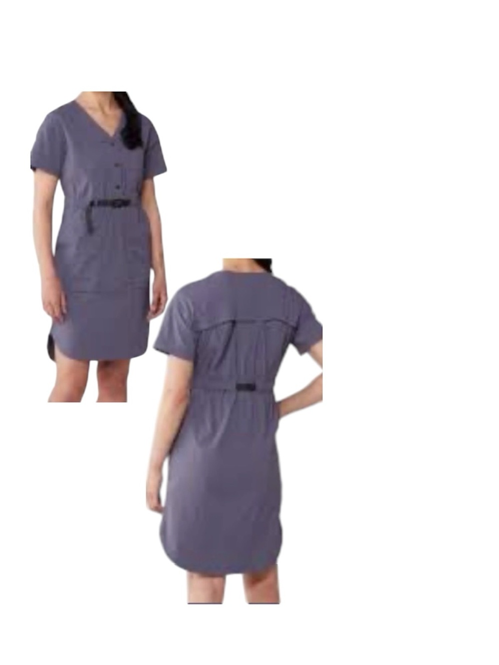 REI Co-op Sahara V-Neck Belted Hiking Dress Size Extra Small.